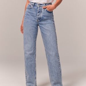 Abercrombie High Rise Dad Jean